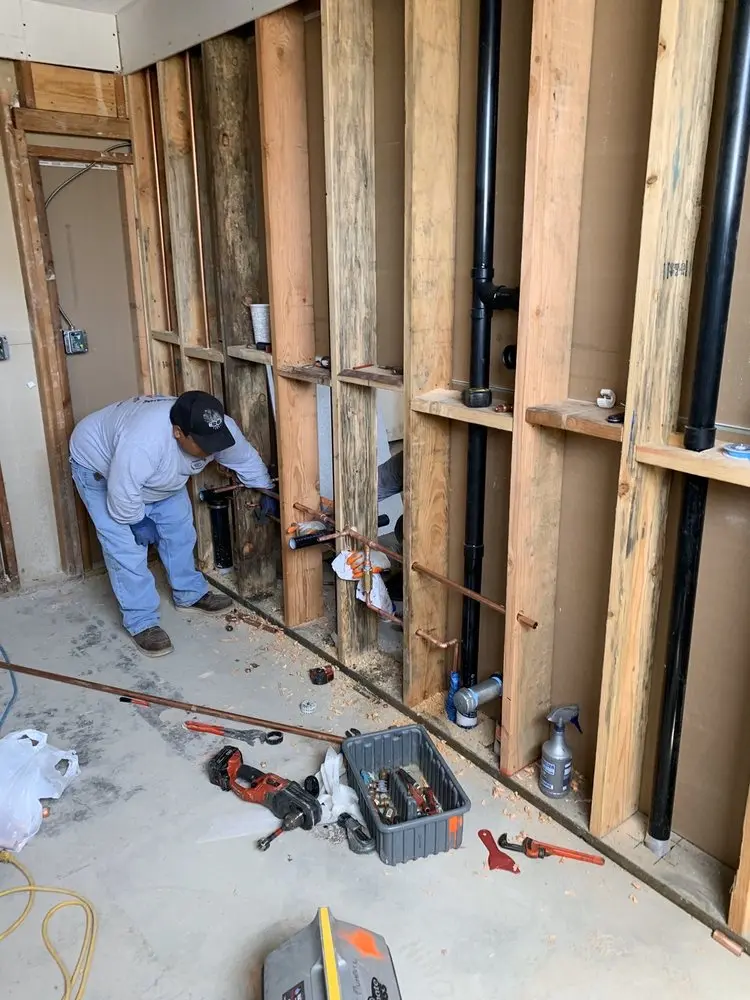 Commercial rough-in plumbing for Trenchless Sewer Repair in Roseville Plantation